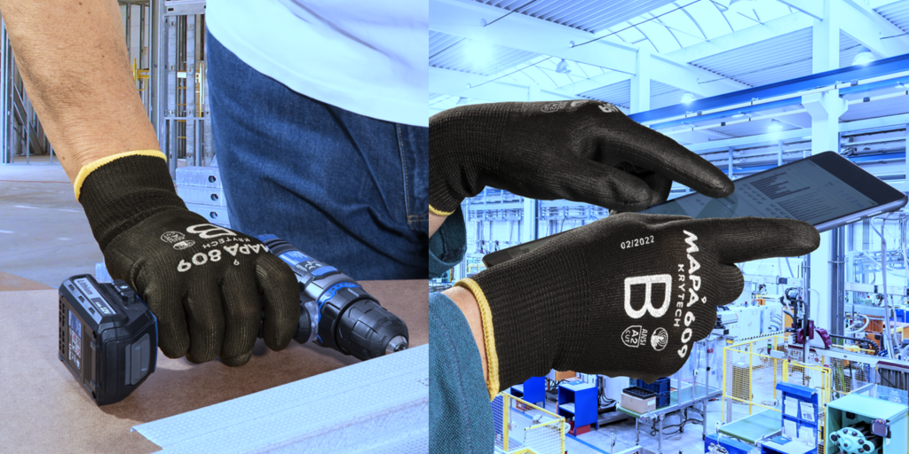 Mapa KryTech 622 Touchscreen Cut-Resistant Metal Cutting Gloves